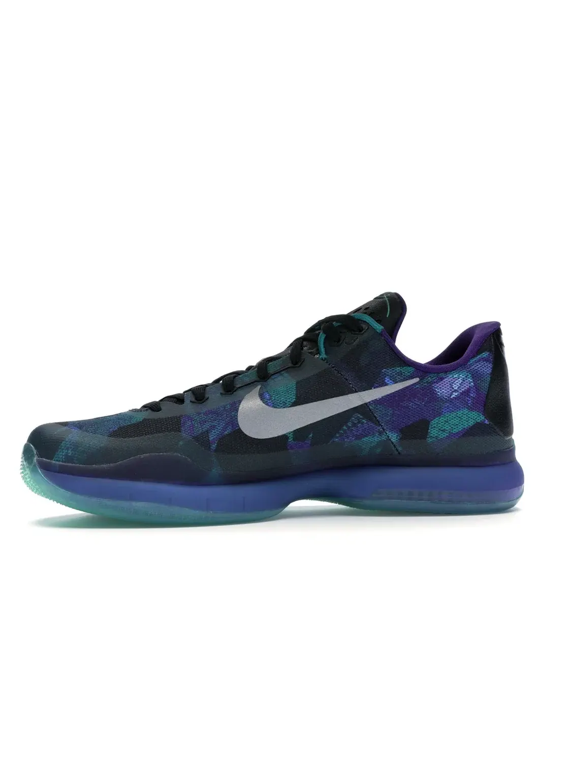 Мужские кроссовки для баскетбола Nike Kobe 10 — изображение 3 из 4, серебристый-фиолетовый