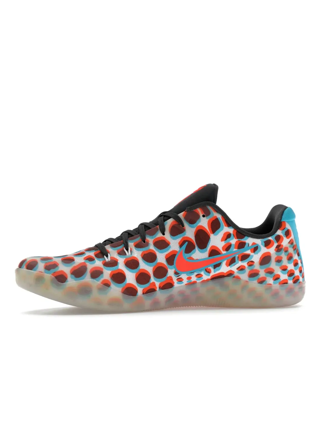 Мужские кроссовки для баскетбола с 3D-эффектом Nike Kobe 11 — изображение 3 из 4, серый/-синий