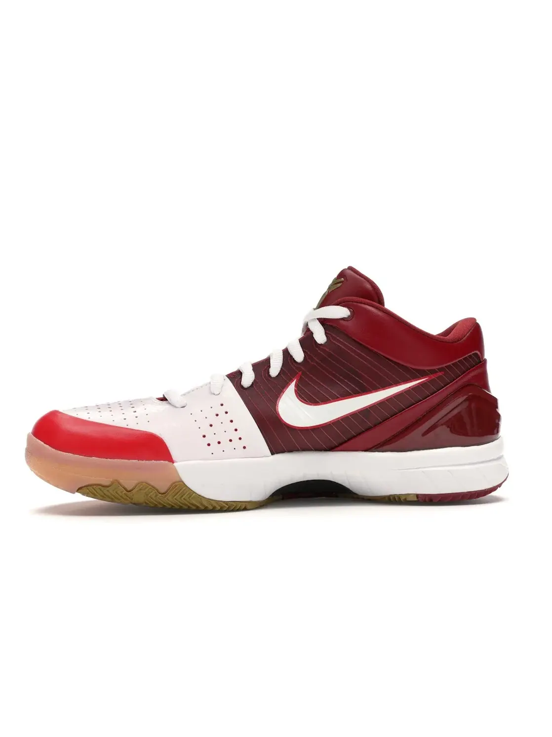 Мужские кроссовки для баскетбола Nike Kobe 4 — изображение 3 из 4, белый-красный