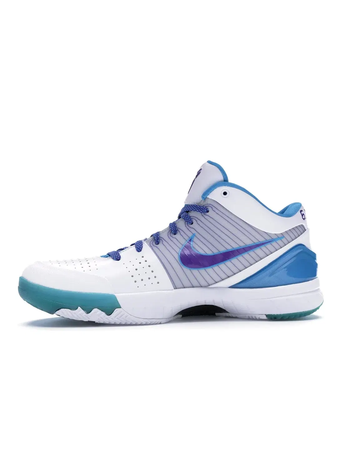 Мужские кроссовки для баскетбола Nike Kobe 4 — изображение 3 из 4, белый/фиолетовый/синий