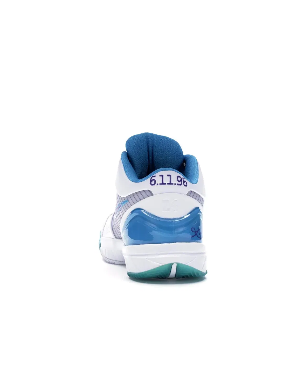 Мужские кроссовки для баскетбола Nike Kobe 4 — изображение 4 из 4, белый/фиолетовый/синий