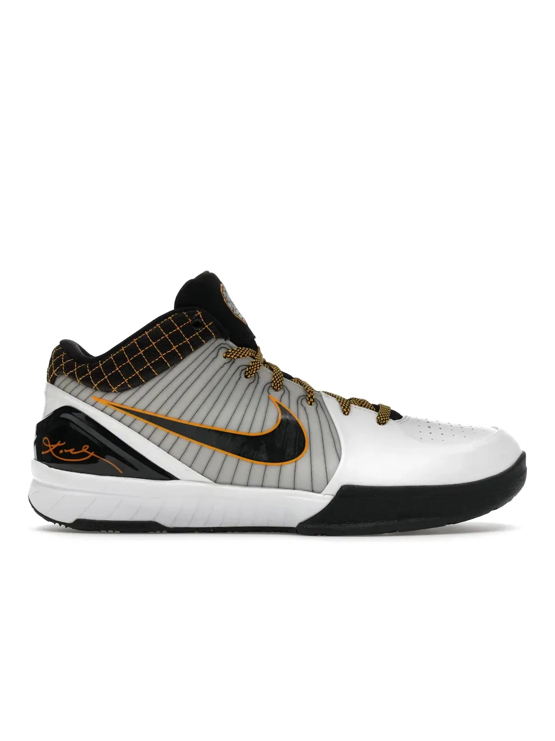 Мужские кроссовки для баскетбола Nike Kobe 4 — изображение 1 из 4, белый/черный--фиолетовый