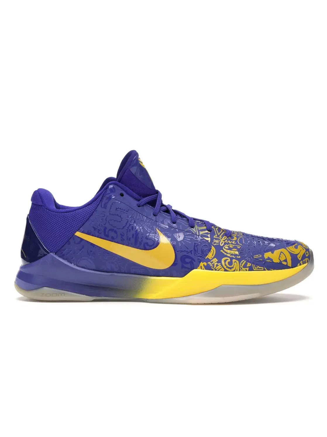 Мужские кроссовки баскетбольные Nike Kobe 5 — изображение 1 из 4, золотистый