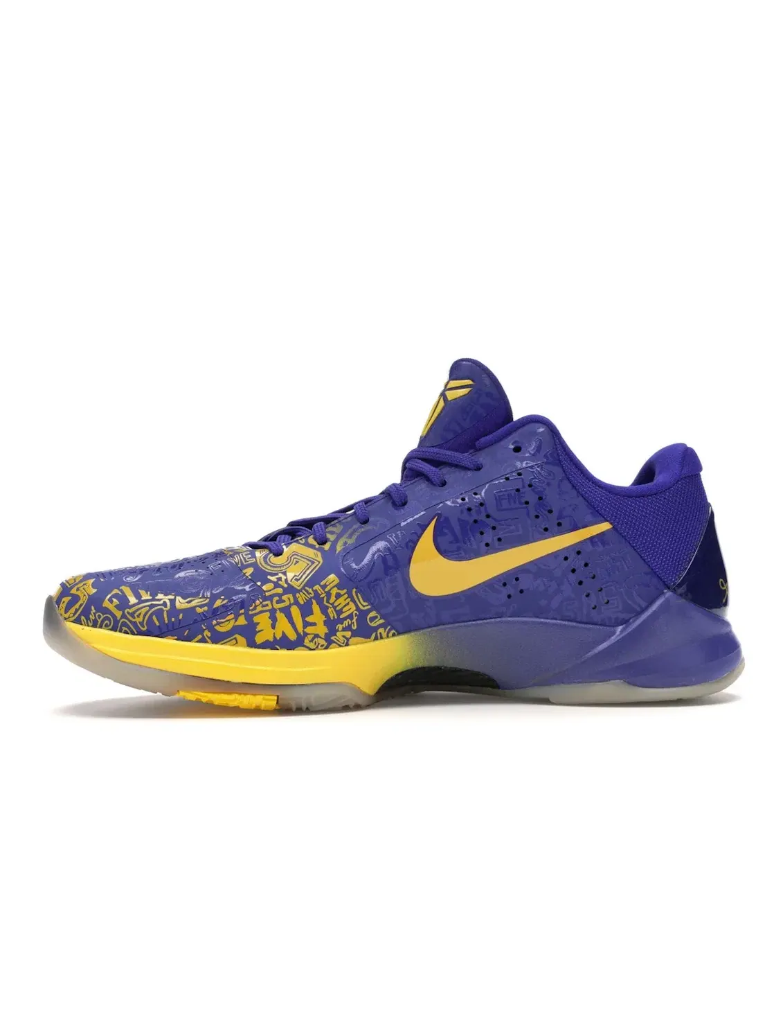 Мужские кроссовки баскетбольные Nike Kobe 5 — изображение 3 из 4, золотистый