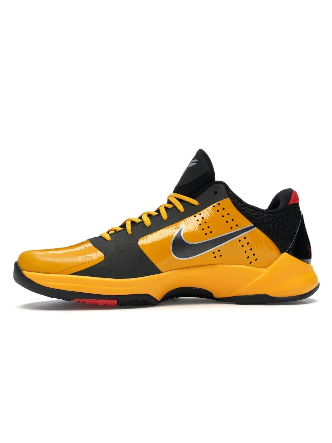 Мужские кроссовки для баскетбола Nike Kobe 5 — изображение 3 из 4, черный-красный