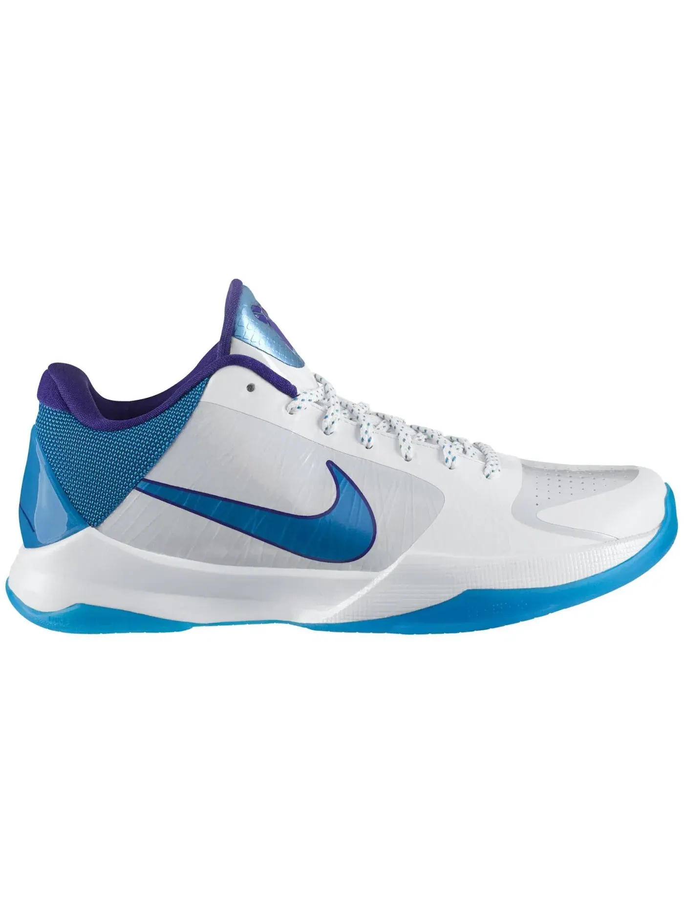 Мужские кроссовки для баскетбола Nike Kobe 5 Draft Day — изображение 1 из 1, белый/фиолетовый-синий