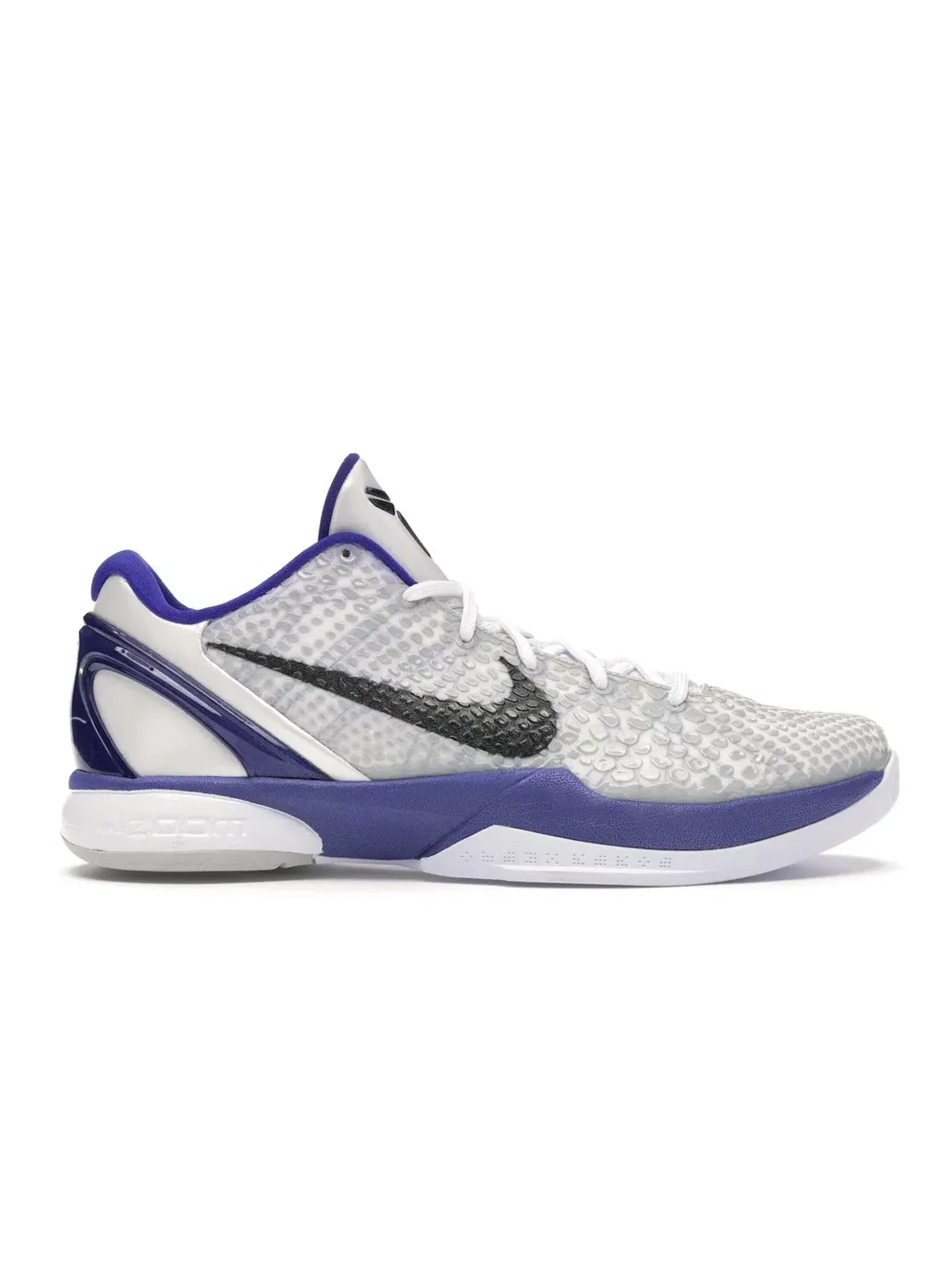 Мужские кроссовки для баскетбола Nike Kobe 6 — изображение 1 из 4, белый/черный-серый