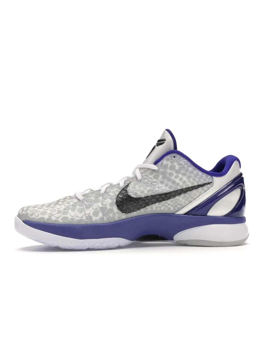 Мужские кроссовки для баскетбола Nike Kobe 6 — изображение 3 из 4, белый/черный-серый