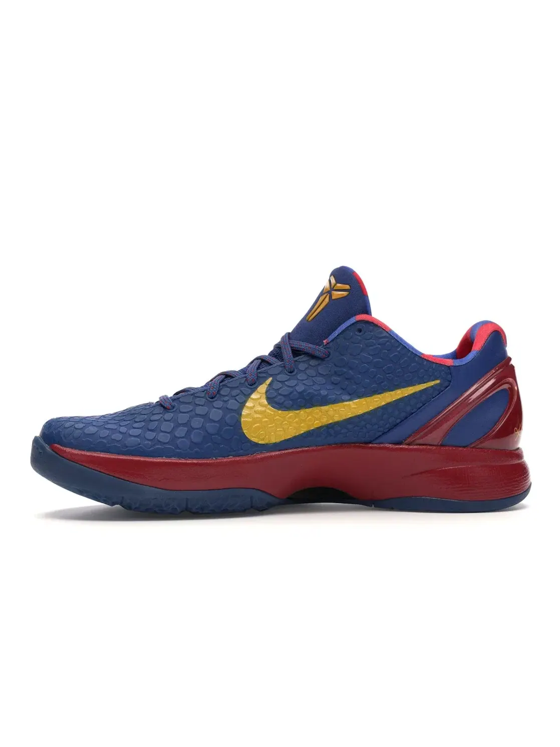 Мужские кроссовки для баскетбола Nike Kobe 6 FC Barcelona Home — изображение 3 из 4, синий/желтый-красный