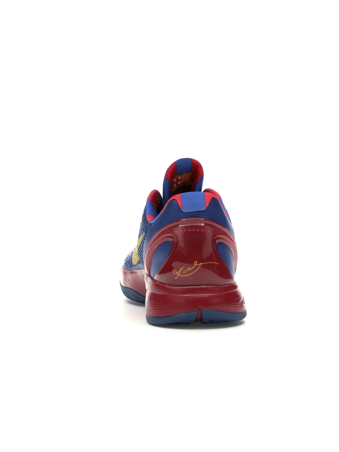 Мужские кроссовки для баскетбола Nike Kobe 6 FC Barcelona Home — изображение 4 из 4, синий/желтый-красный