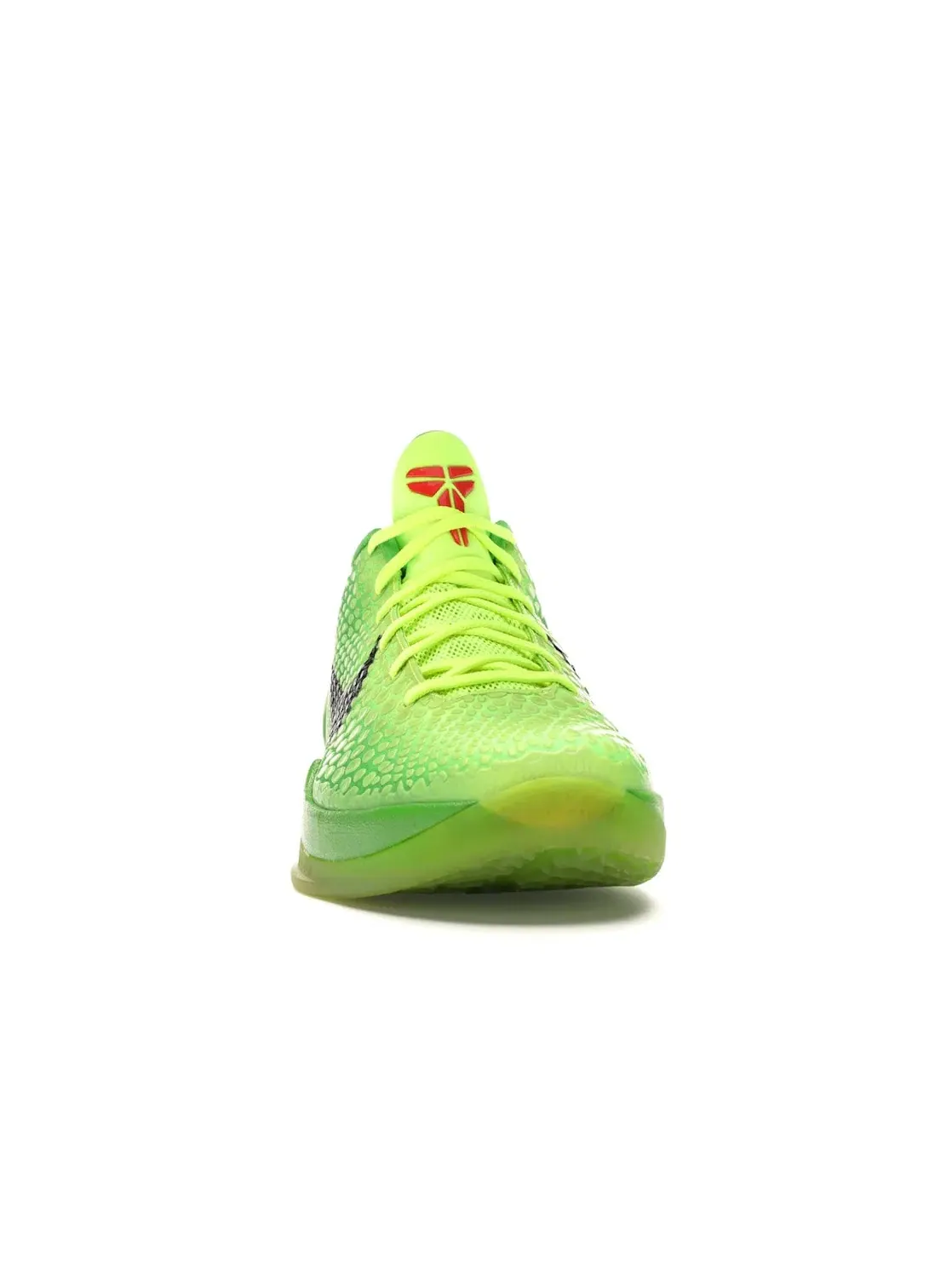Мужские кроссовки с принтом Nike Kobe 6 Grinch Nike — изображение 2 из 4, зеленый красный черный