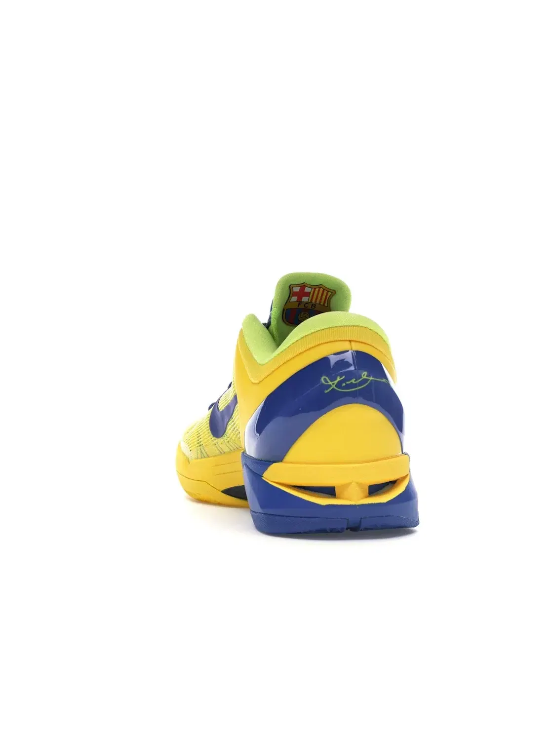 Мужские кроссовки для баскетбола Nike Kobe 7 Barcelona (Away) — изображение 4 из 4, желтый