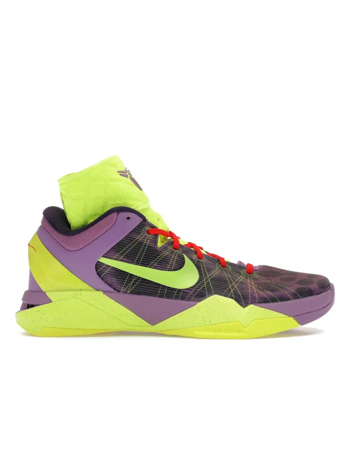 Мужские кроссовки Nike Kobe 7 Christmas (Leopard) — изображение 1 из 4, фиолетовый/--красный