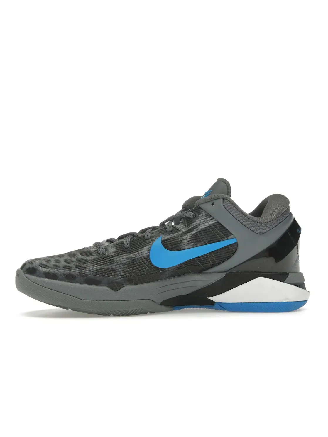 Мужские кроссовки для баскетбола Nike Kobe 7 Grey Cheetah — изображение 3 из 4, серый/синий-черный серый