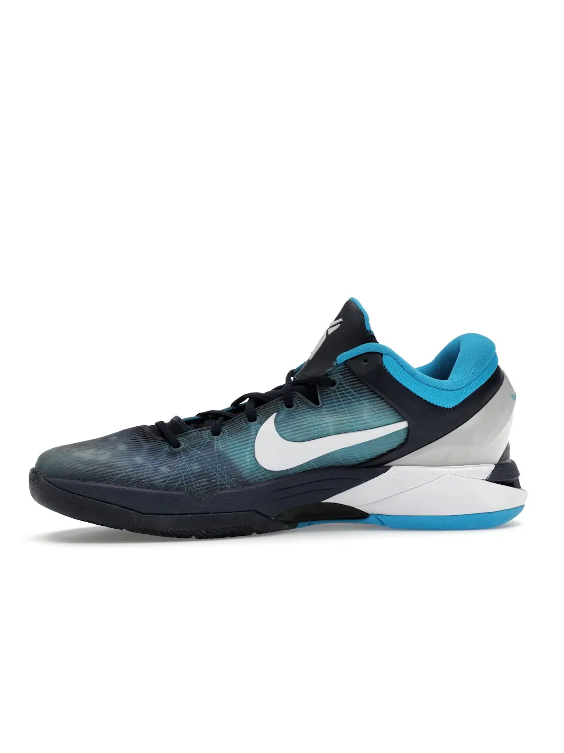 Мужские кроссовки для баскетбола Nike Kobe 7 — изображение 3 из 4, белый-синий серый-синий