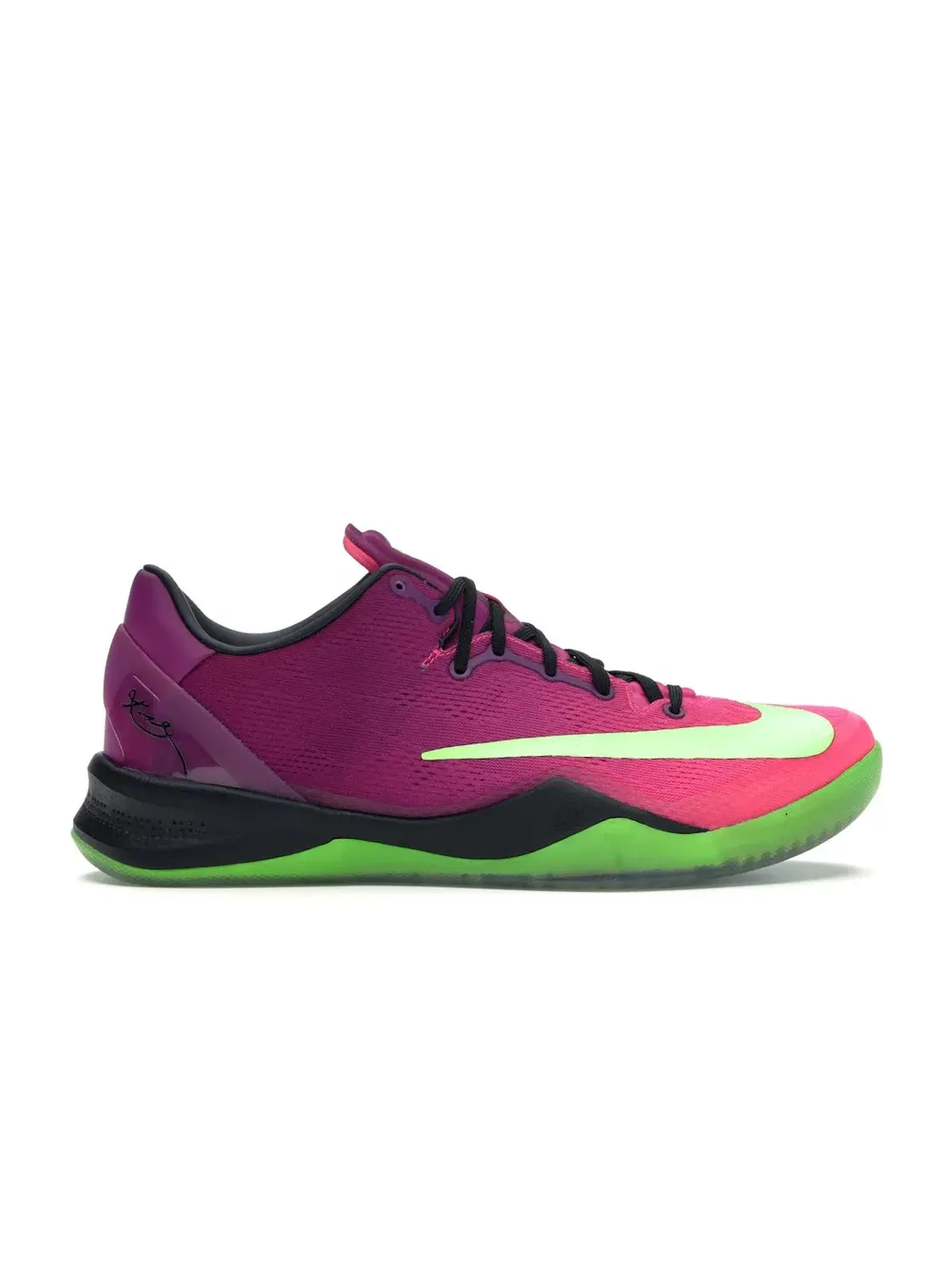 Мужские кроссовки для баскетбола Nike Kobe 8 — изображение 1 из 4, красный/зеленый-розовый