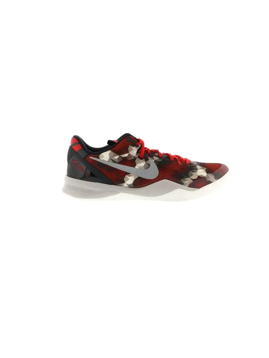 Мужские кроссовки для баскетбола Nike Kobe 8 — изображение 1 из 4, красный/-красный-серый