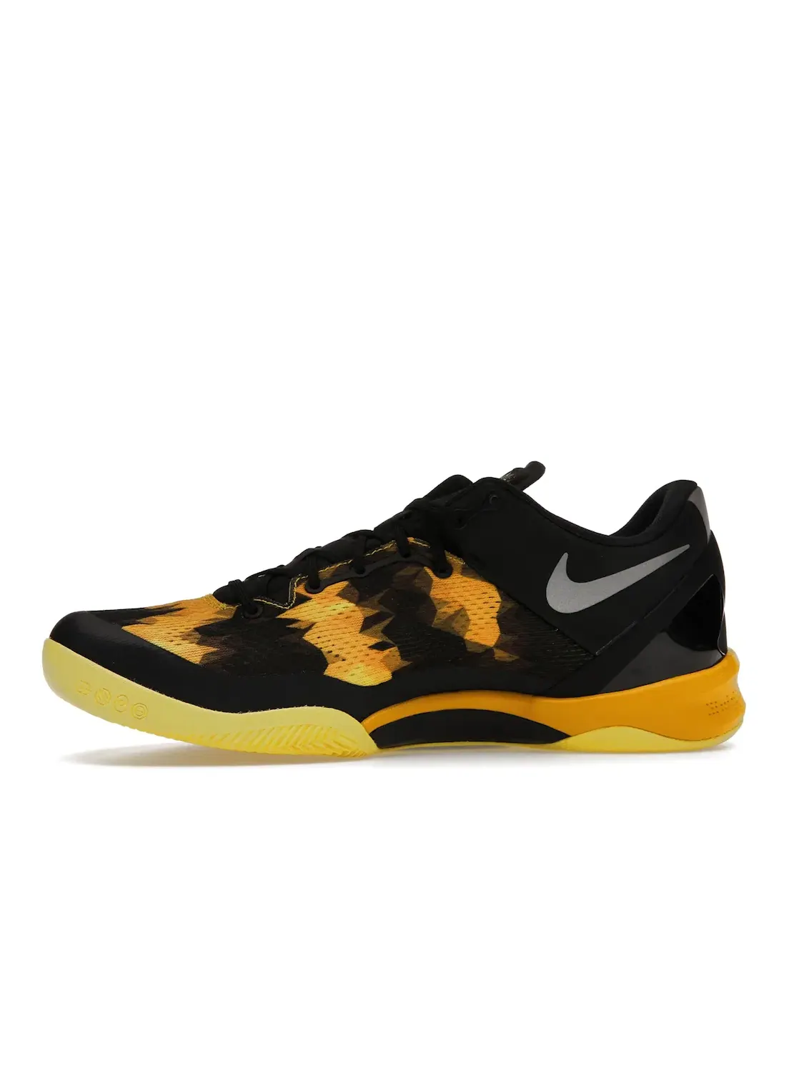 Мужские кроссовки для баскетбола Nike Kobe 8 — изображение 3 из 4, черный/серый--желтый