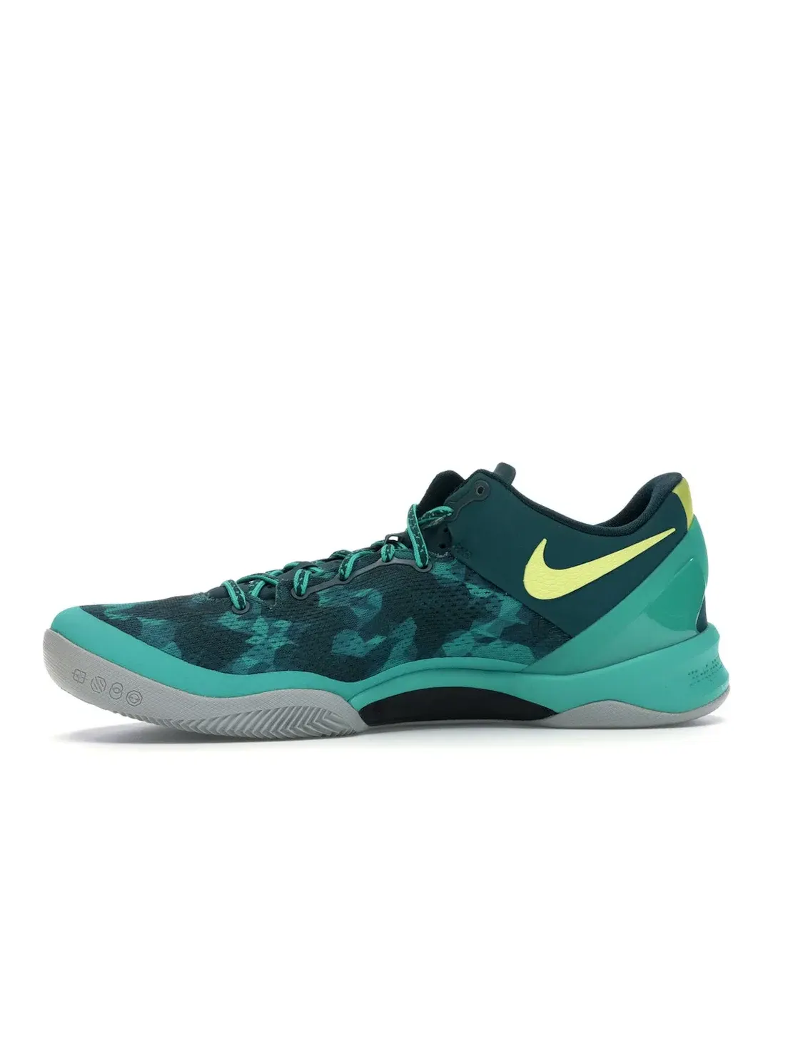 Мужские кроссовки с амортизацией Nike Kobe 8+ Nike — изображение 3 из 4, темный/желтый
