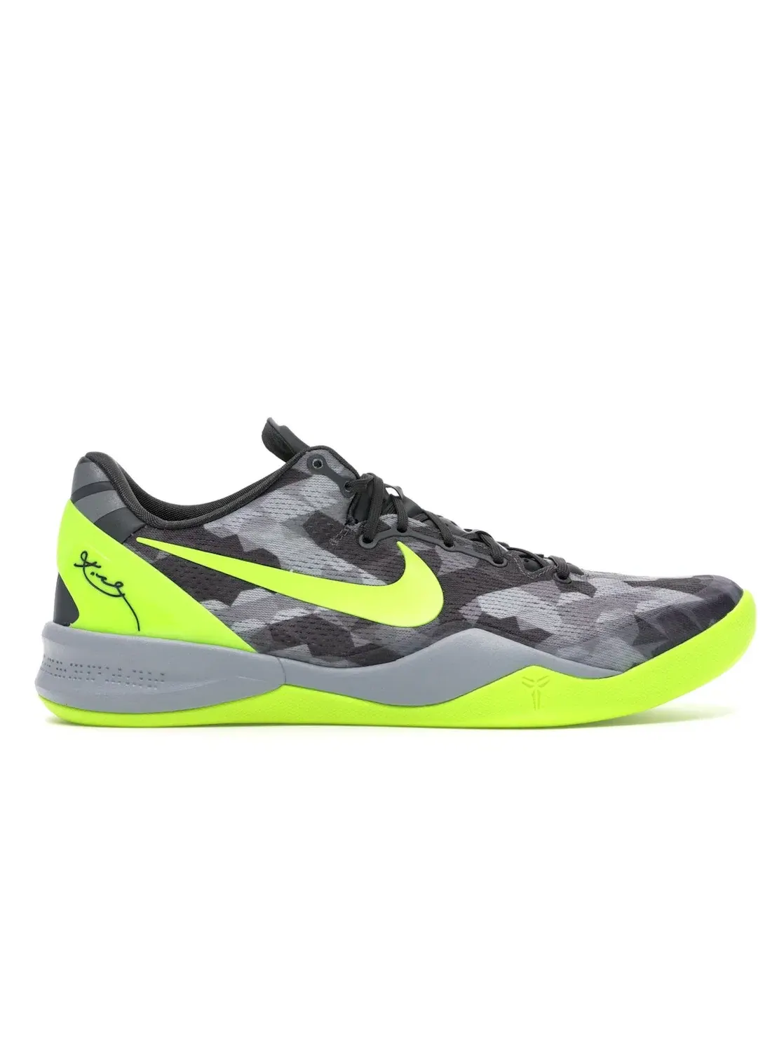 Мужские кроссовки для баскетбола Nike Kobe 8 — изображение 1 из 4, серый/-платиновый