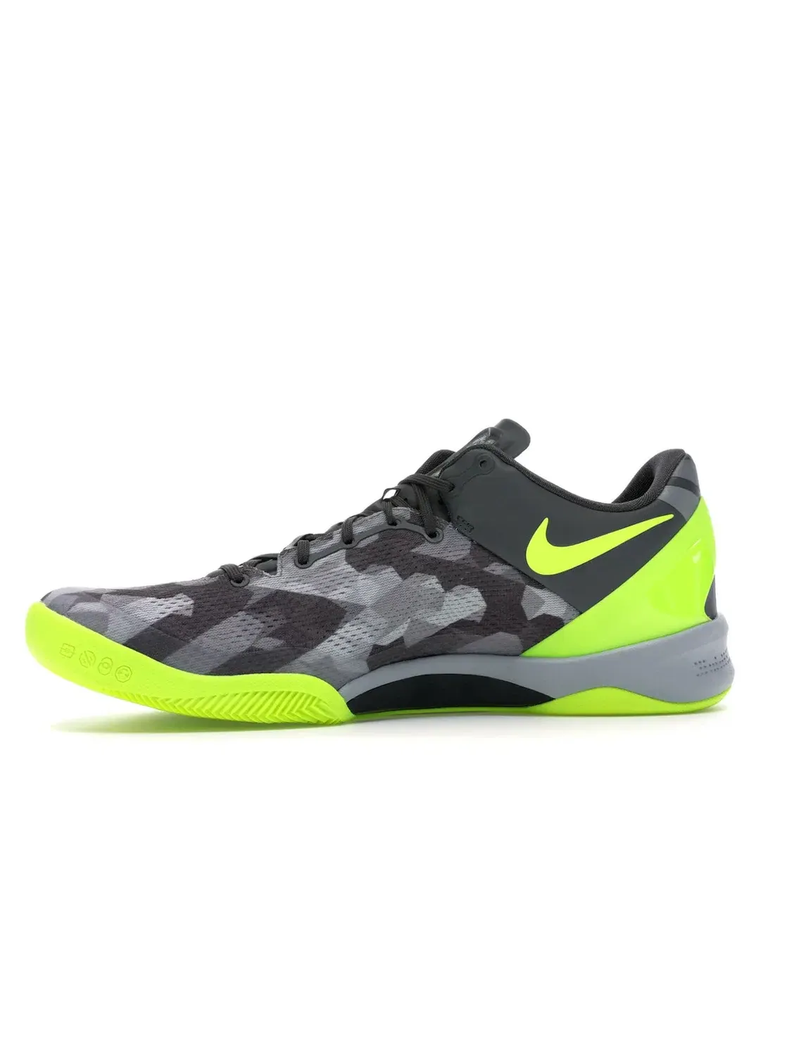 Мужские кроссовки для баскетбола Nike Kobe 8 — изображение 3 из 4, серый/-платиновый