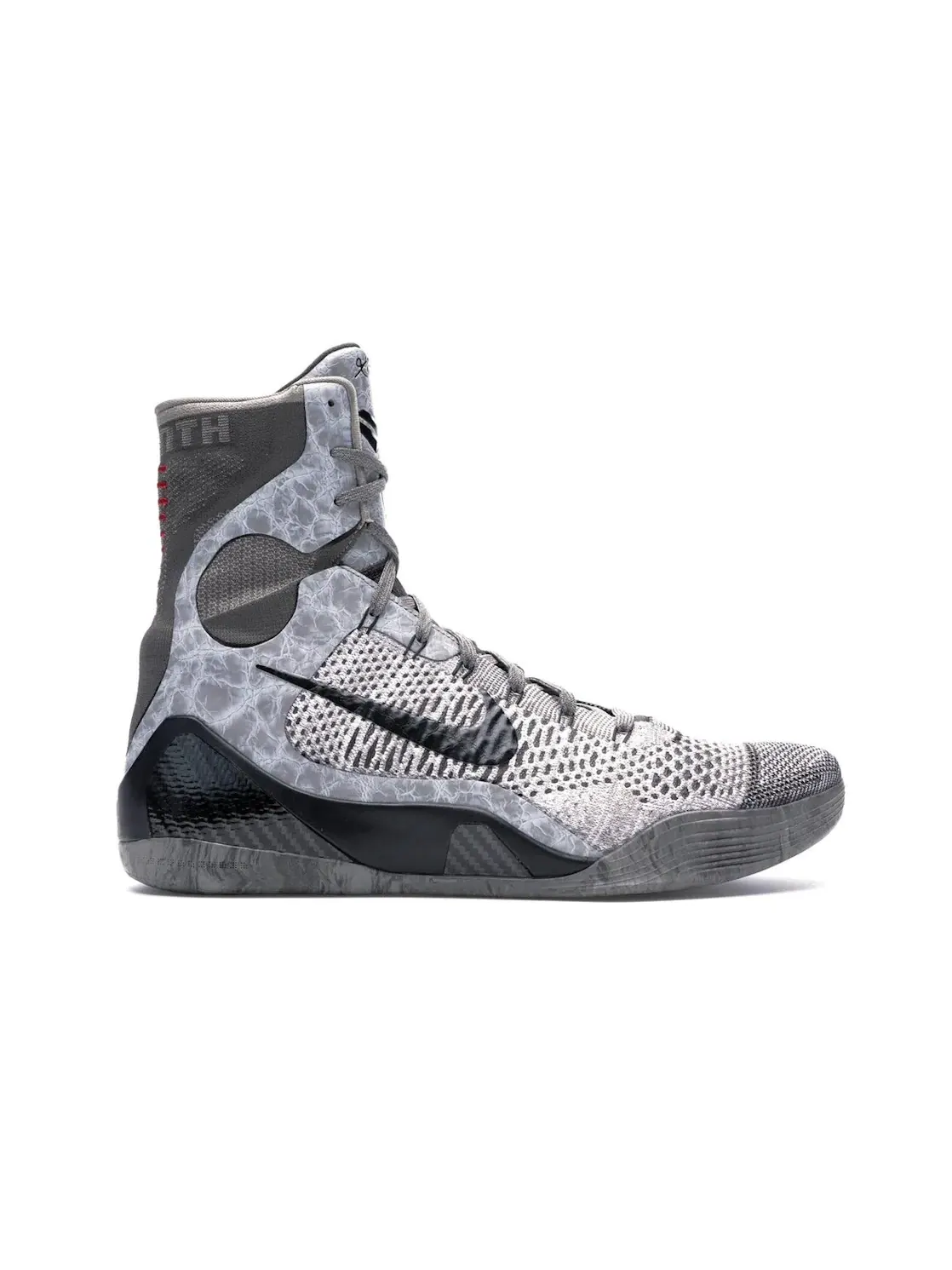 Мужские кроссовки с высоким верхом Nike Kobe 9 Elite Detail Nike — изображение 1 из 4, серый/черный