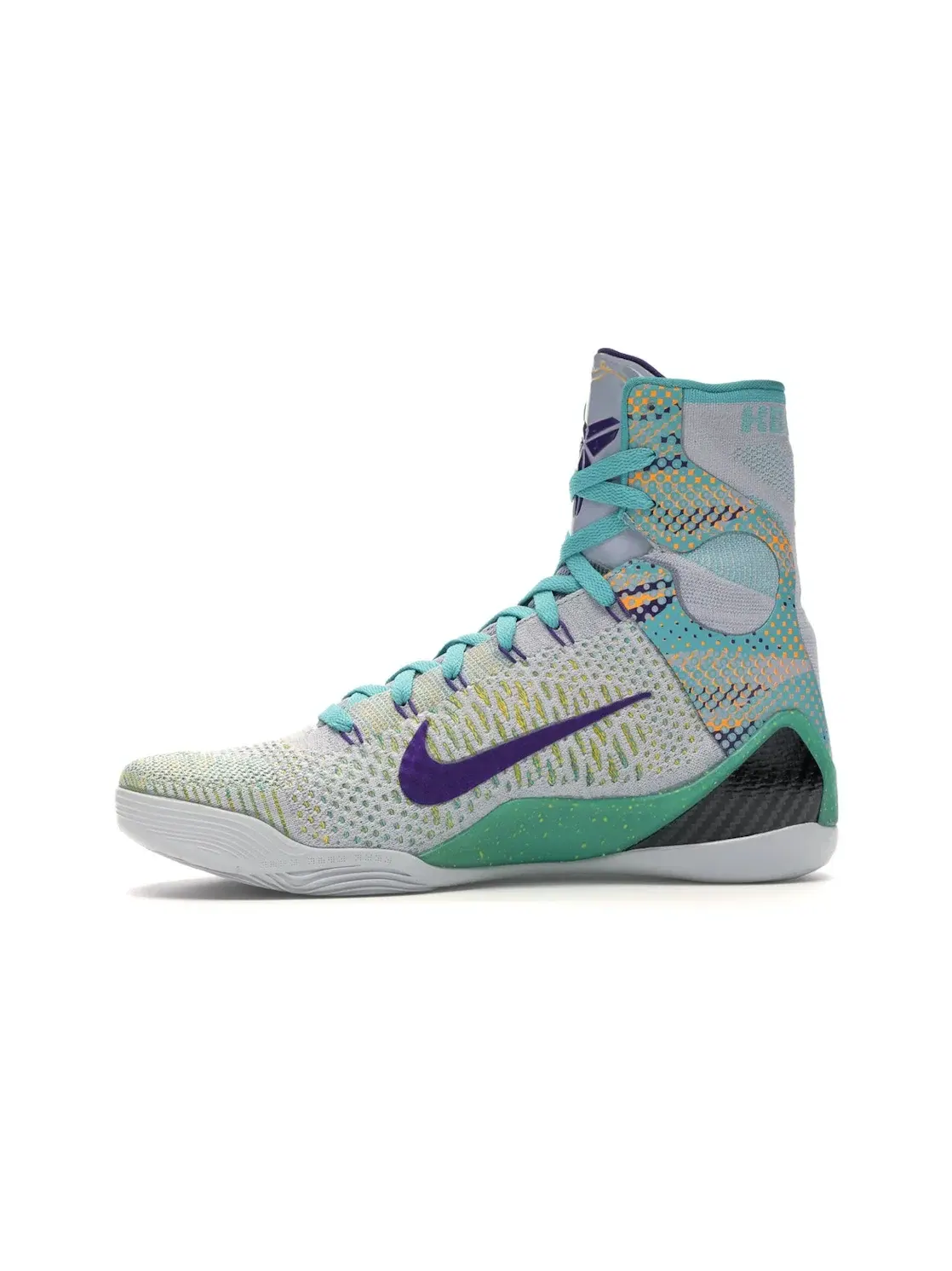 Мужские кроссовки для баскетбола Nike Kobe 9 Elite Hero — изображение 3 из 4, серый/фиолетовый