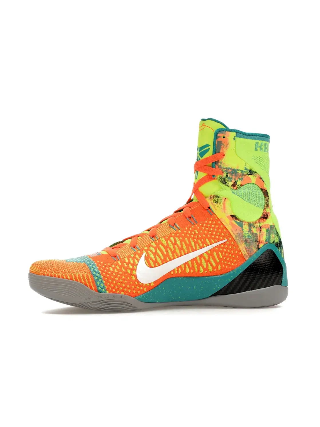 Мужские кроссовки Nike Kobe 9 Elite — изображение 3 из 4, белый--оранжевый