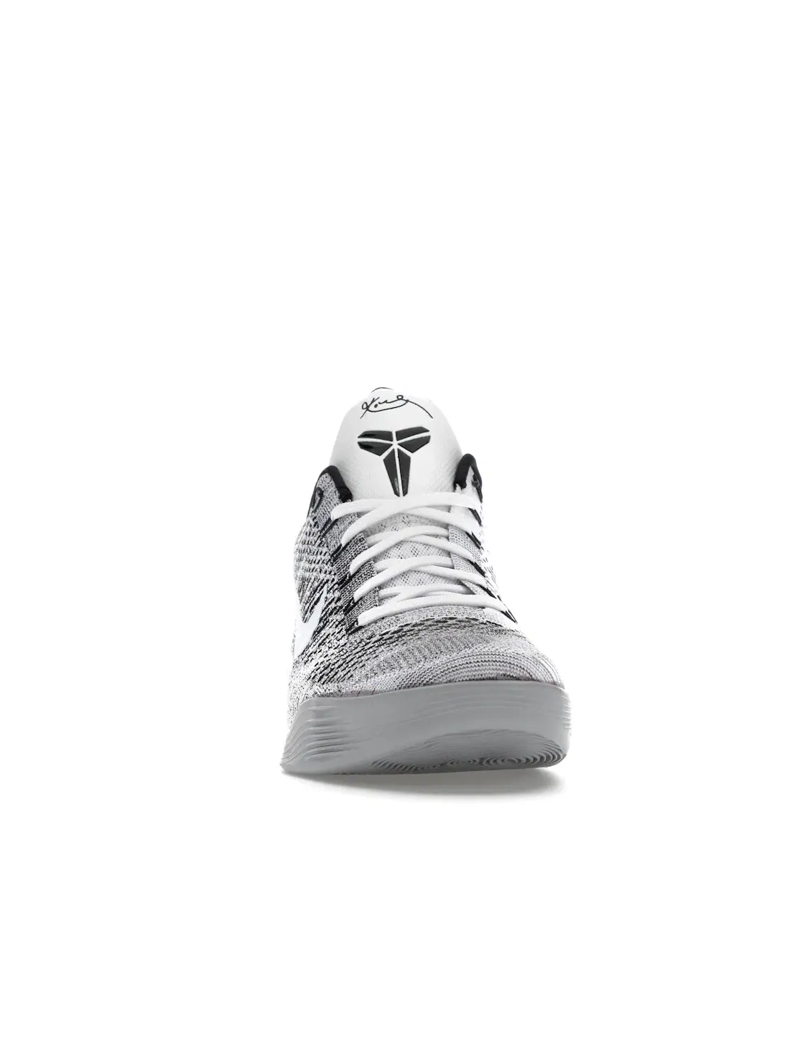 Мужские кроссовки для баскетбола Nike Kobe 9 Elite Low — изображение 2 из 4, белый/черный-серый