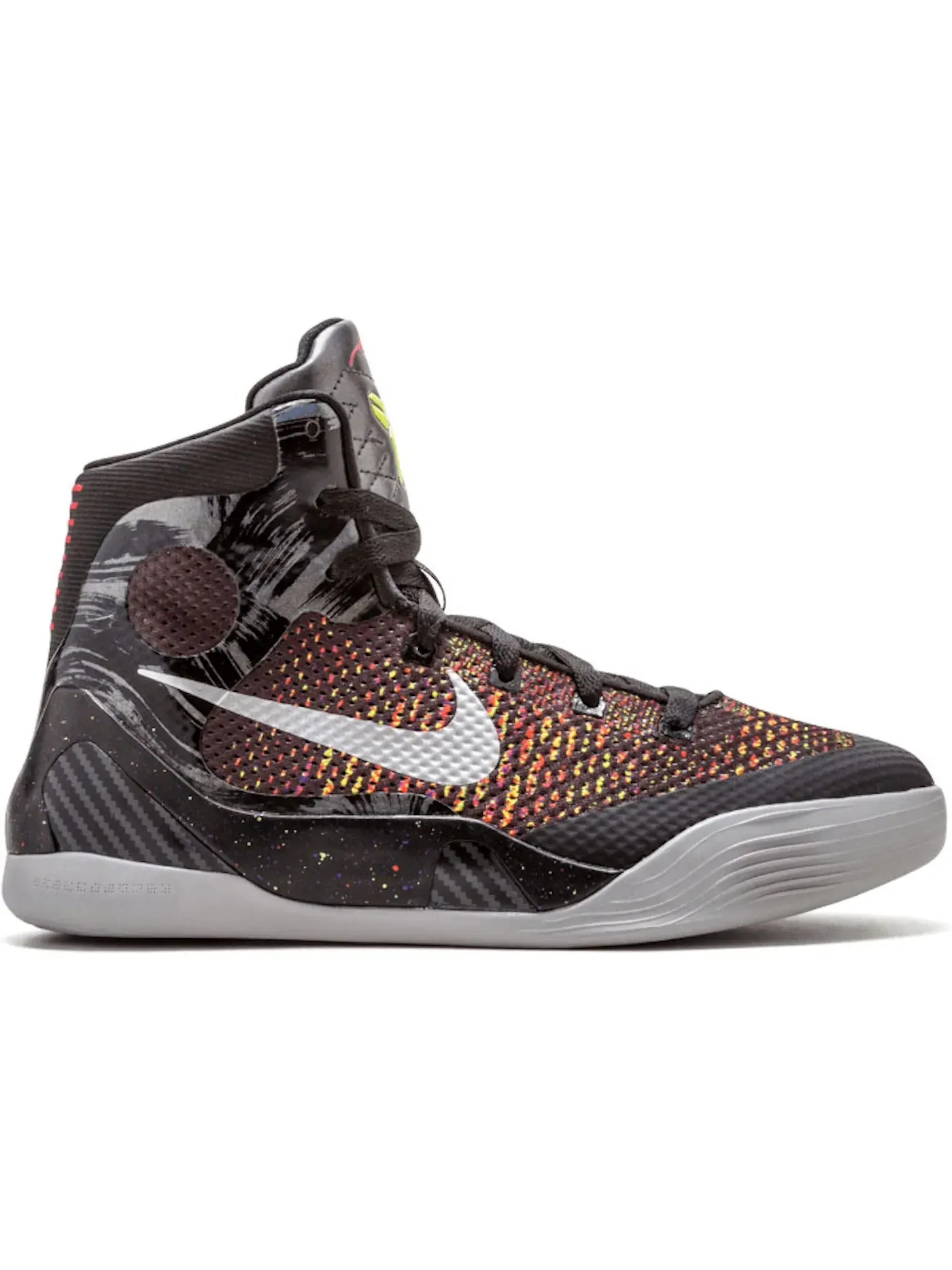 Детские кроссовки для баскетбола с высоким берцем Nike Kobe 9 Elite — изображение 1 из 1, черный/белый