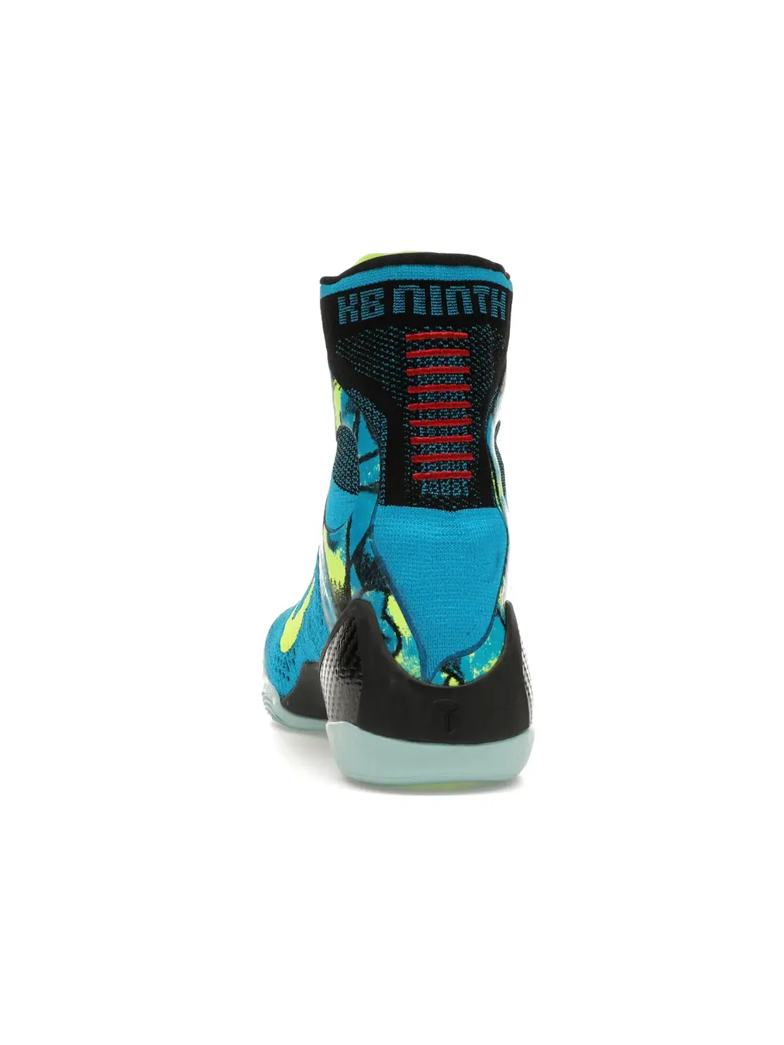 Мужские кроссовки для баскетбола высокие Nike Kobe 9 Elite, Neon Turquoise/Volt — изображение 4 из 4