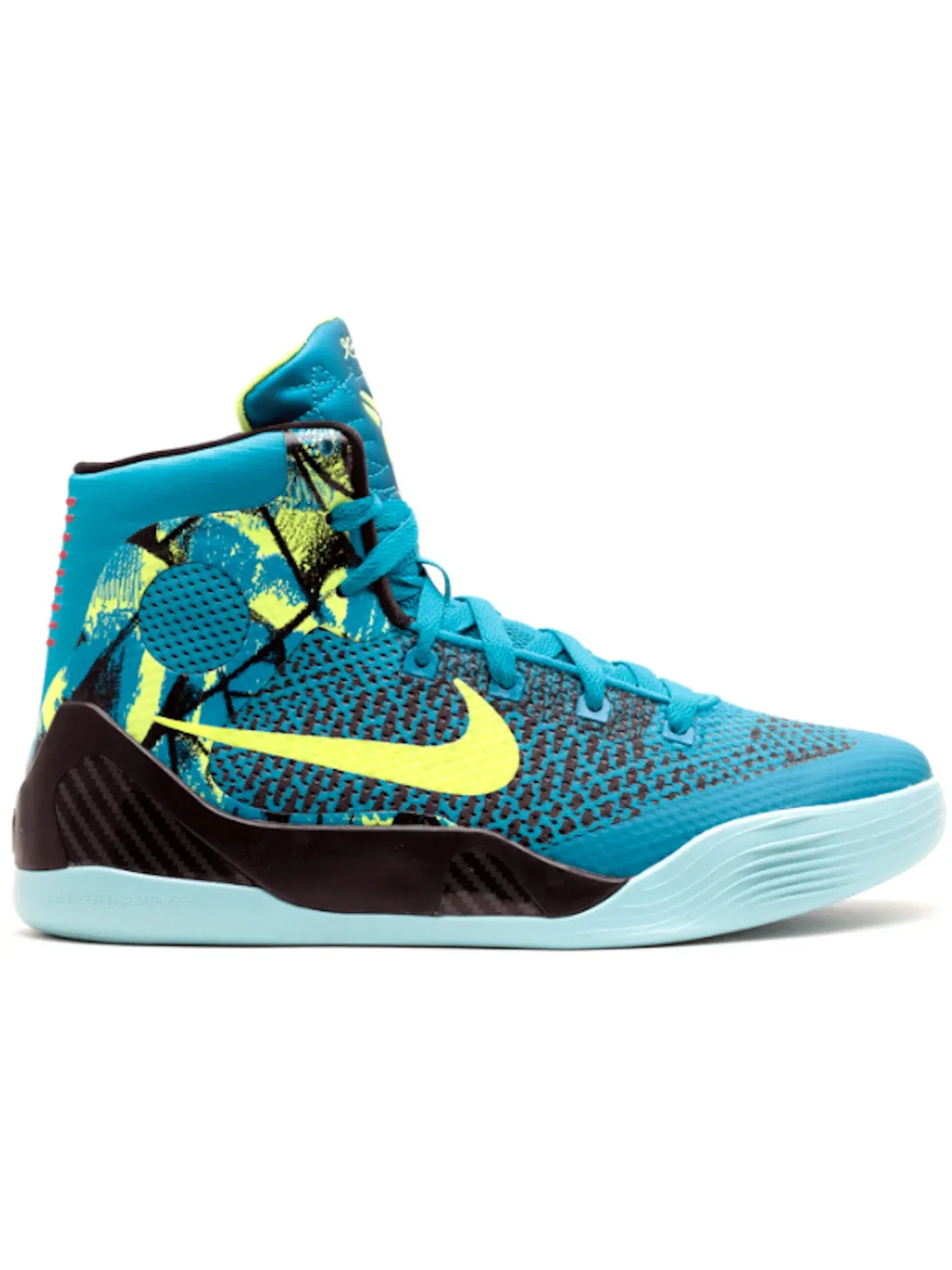 Детские кроссовки для баскетбола Nike Kobe 9 Elite, Neon Turquoise/Volt — изображение 1 из 1