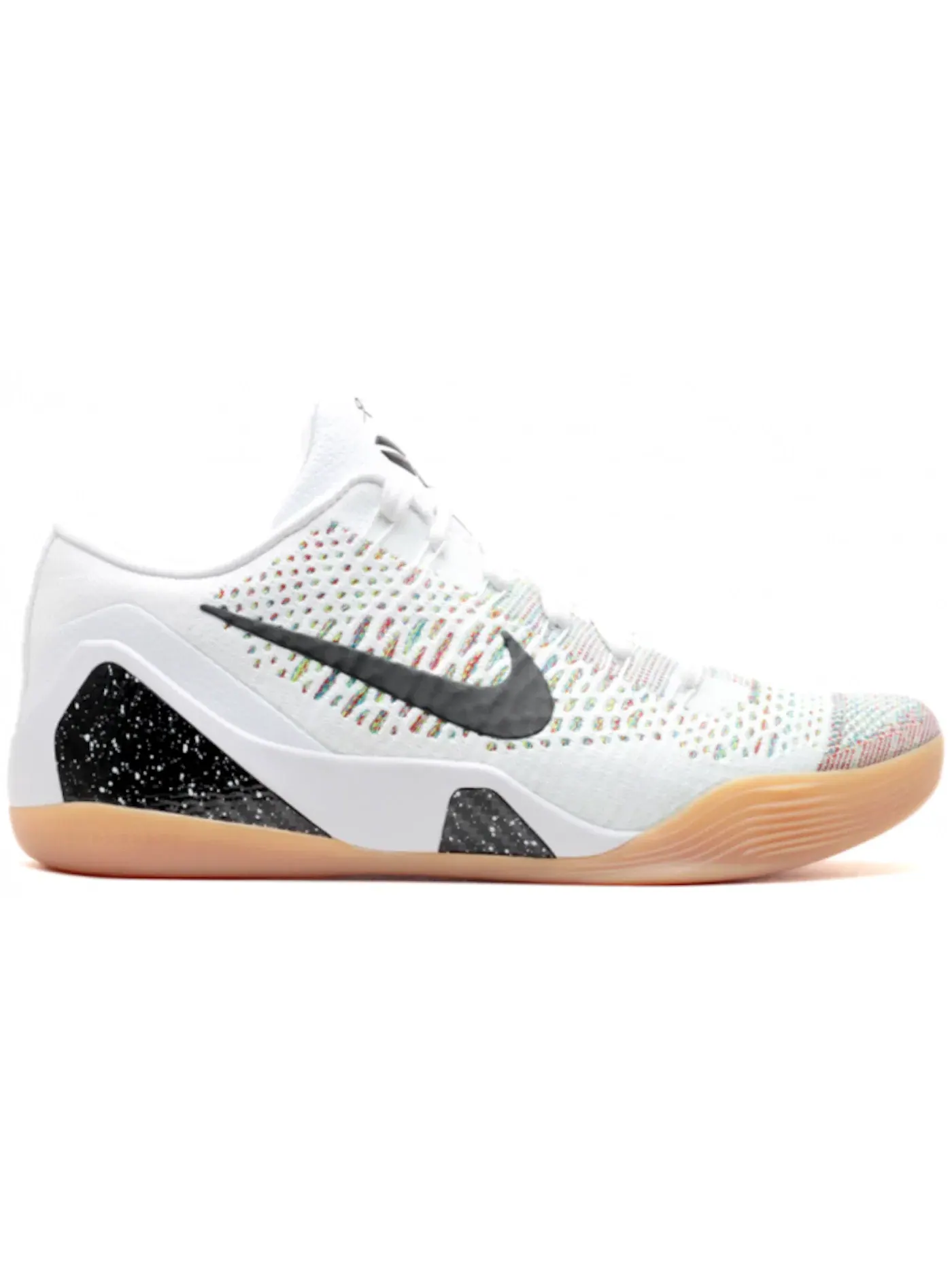 Мужские кроссовки для баскетбола Nike Kobe 9 Elite Premium Low — изображение 1 из 1, белый/черный-мульти
