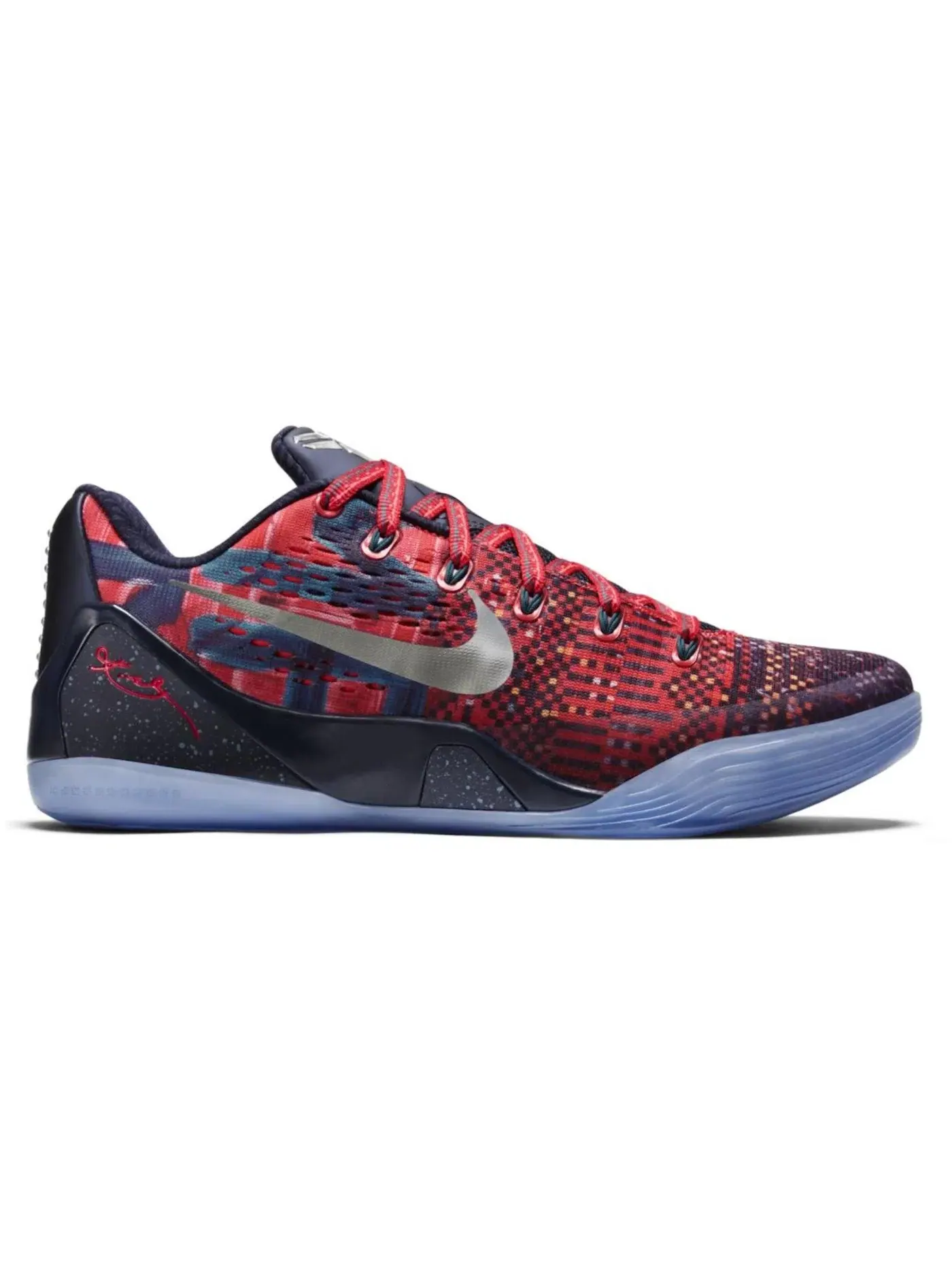 Мужские кроссовки для баскетбола с низким профилем Nike Kobe 9 EM Low — изображение 1 из 1, серебристый