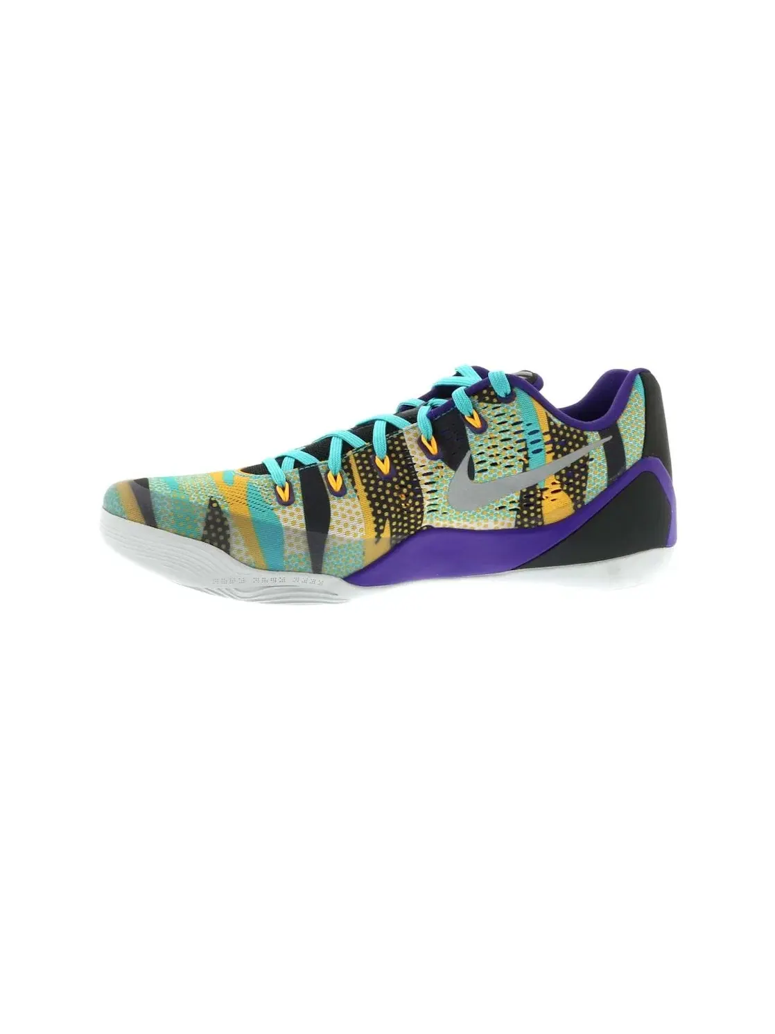 Мужские кроссовки для баскетбола Nike Kobe 9 EM Low Unleashed — изображение 3 из 4, фиолетовый/серебристый