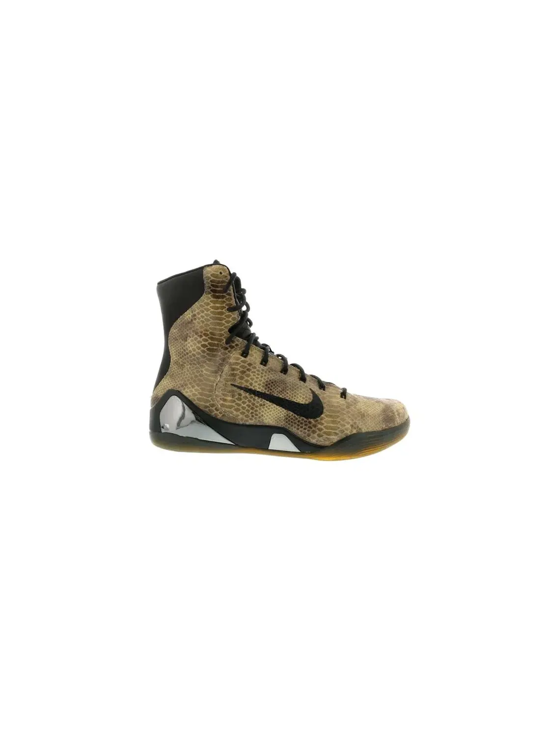 Мужские кроссовки Lifestyle с принтом змеиной кожи Nike Kobe 9 EXT High — изображение 1 из 4, черный