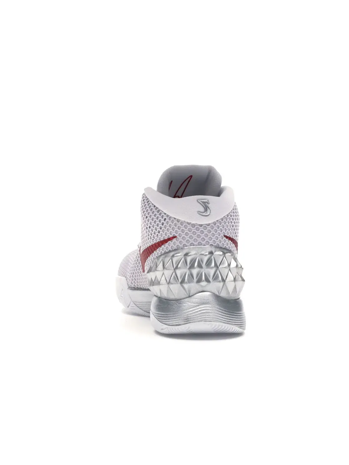 Мужские кроссовки для баскетбола с принтом Nike Kyrie 1 Nike — изображение 4 из 4, белый красный платиновый