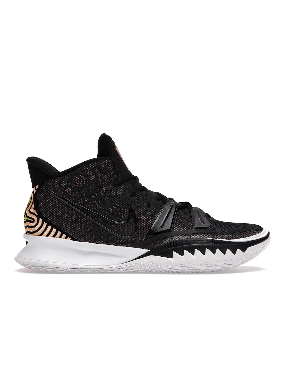 Мужские кроссовки для баскетбола Nike Kyrie 7 Ripple Effect — изображение 1 из 4, черный//желтый/белый