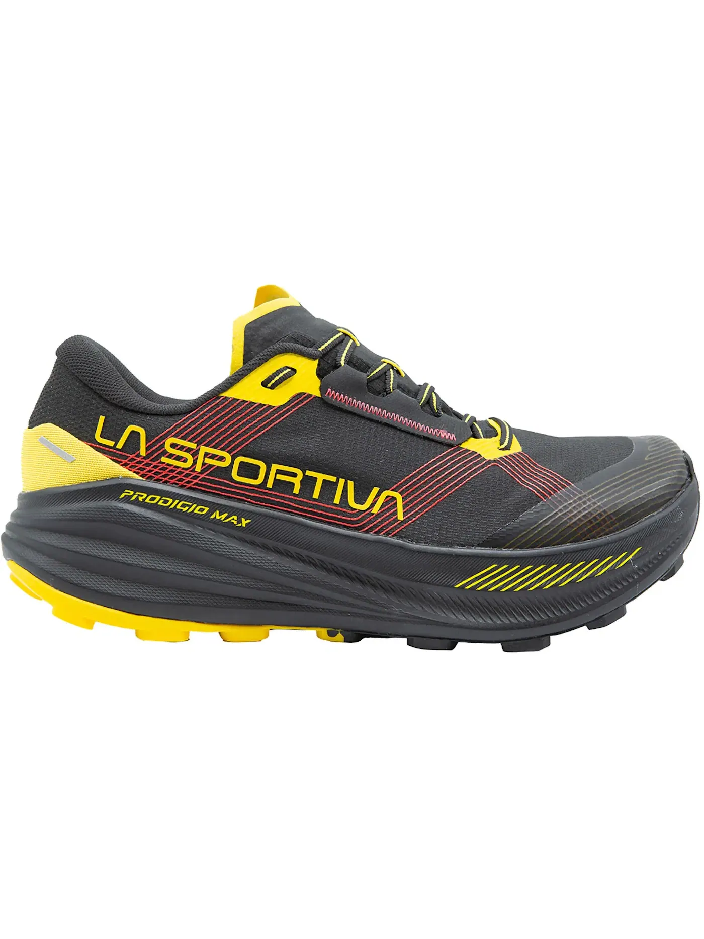 Мужские кроссовки с длинным шнурованием La Sportiva Prodigio Max — изображение 1 из 1, черный/желтый