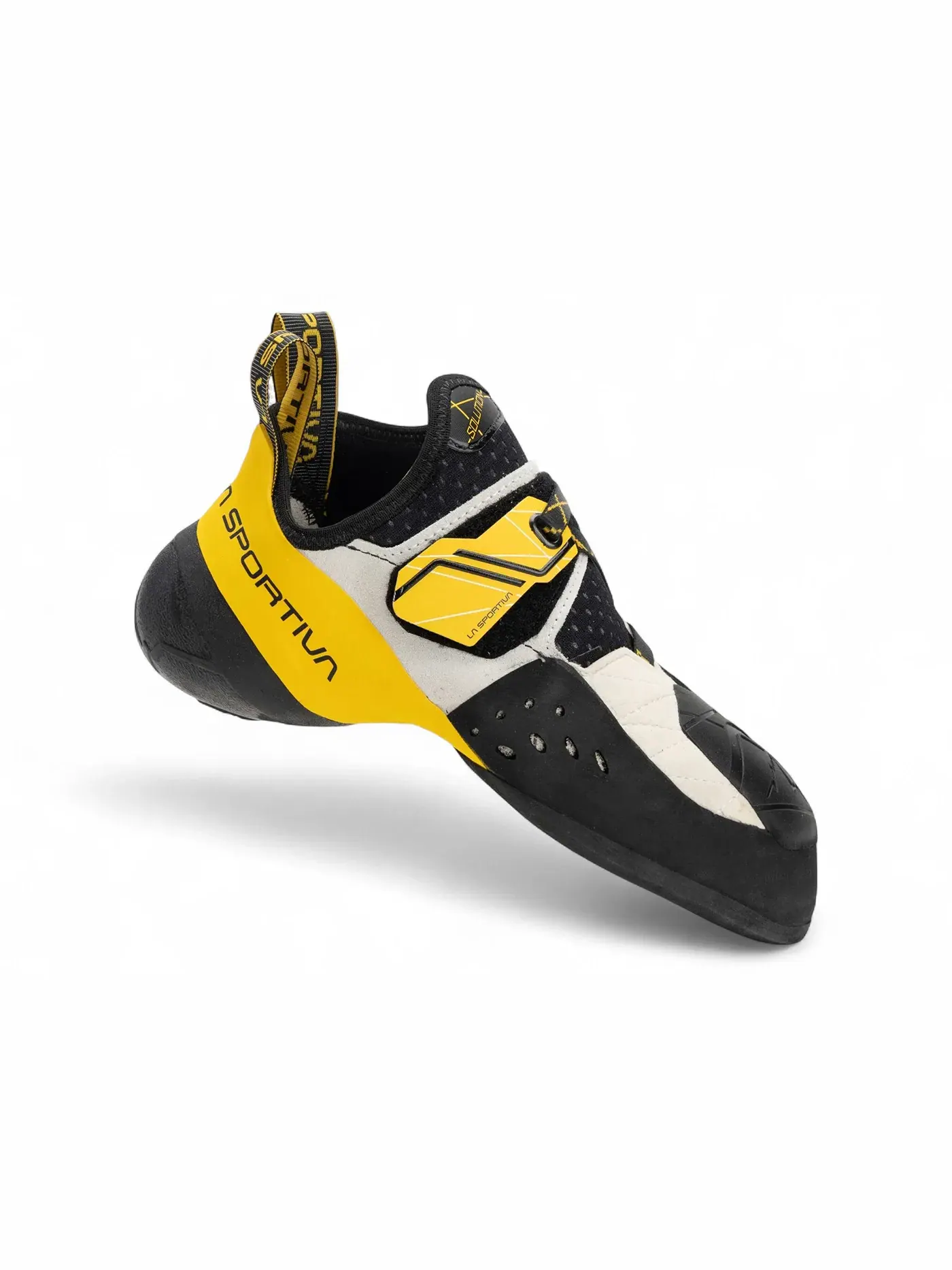 Мужские кроссовки для скалолазания La Sportiva Solution 2024 — изображение 1 из 1, белый/желтый