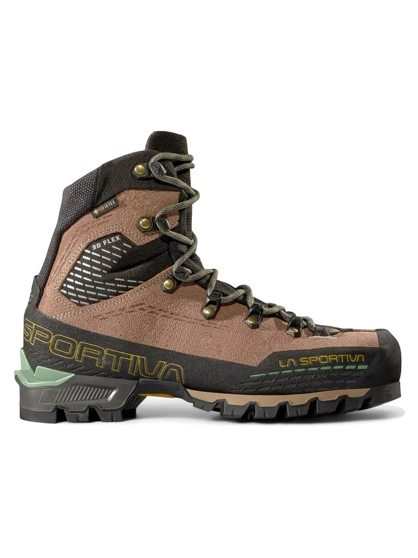 Женские ботинки для хайкинга с мембраной GTX La Sportiva Trango Alpine GTX — изображение 1 из 1, песочный/зеленый
