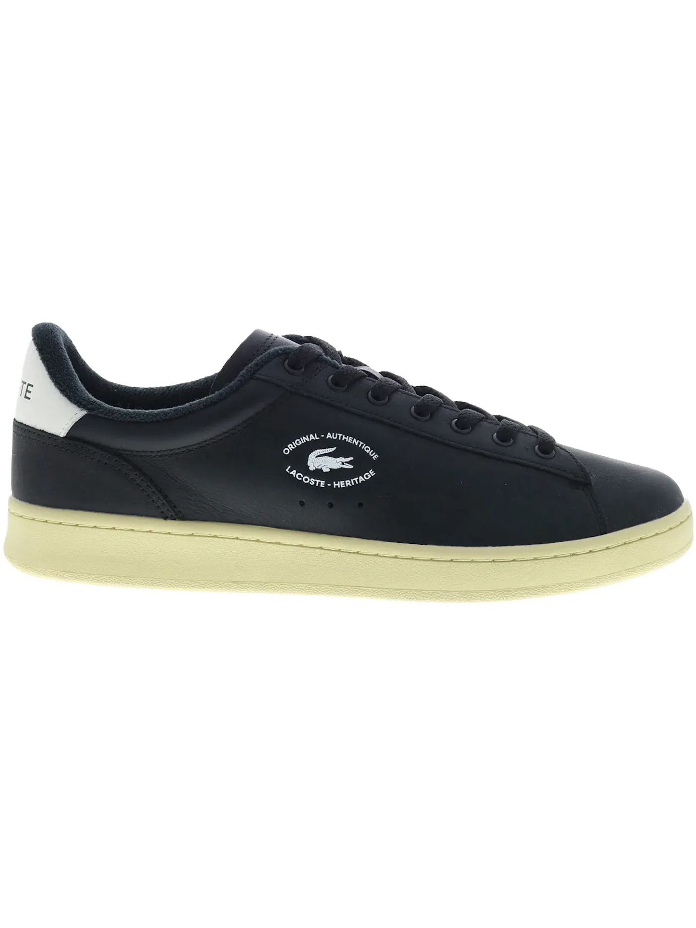 Мужские кроссовки Lifestyle Lacoste Carnaby Set 224 2 SMA — изображение 1 из 1, черный/светлый желтый