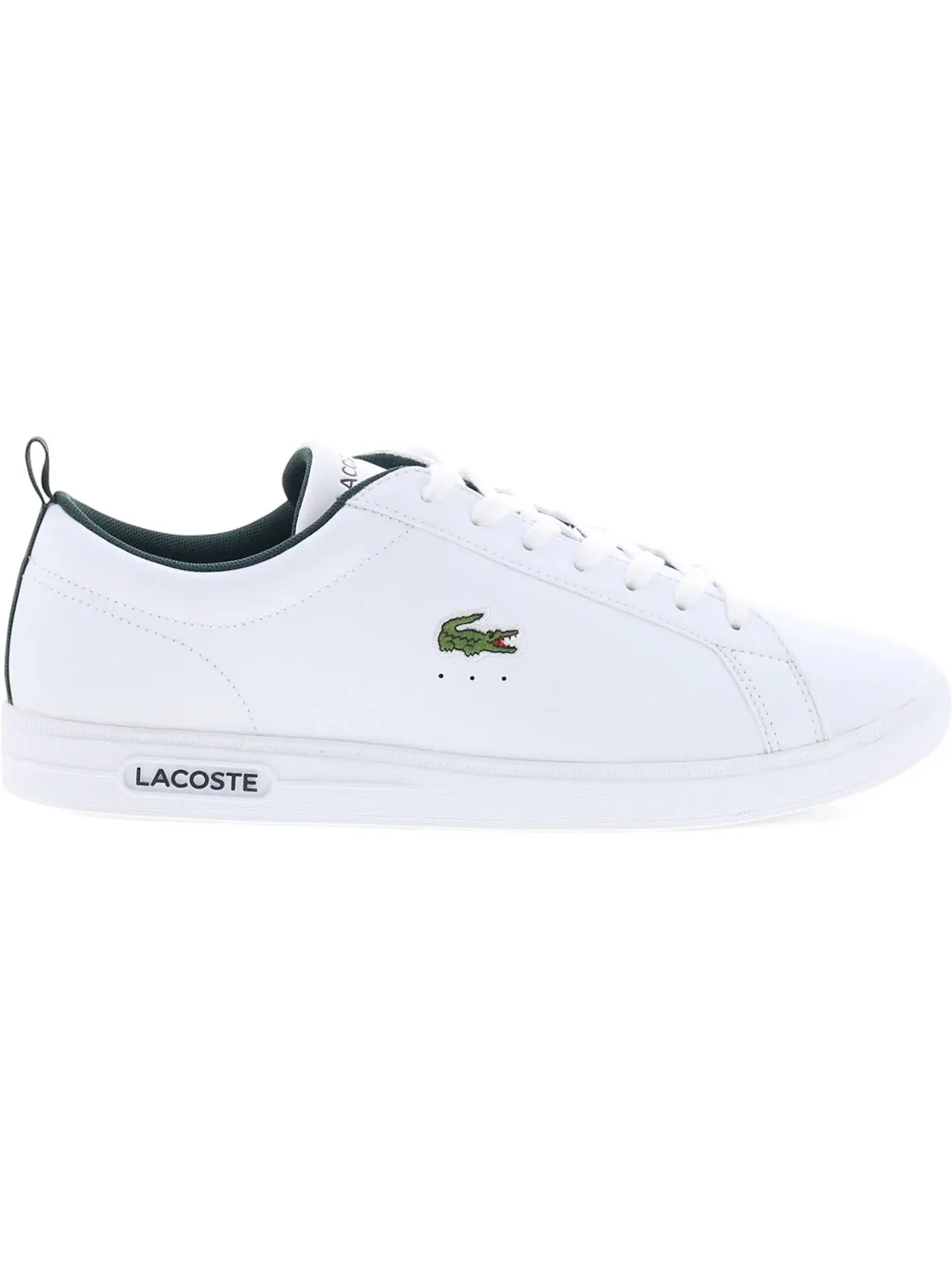 Мужские кроссовки Lifestyle Lacoste Court Base 224 1 SMA — изображение 1 из 1, белый/темный серый