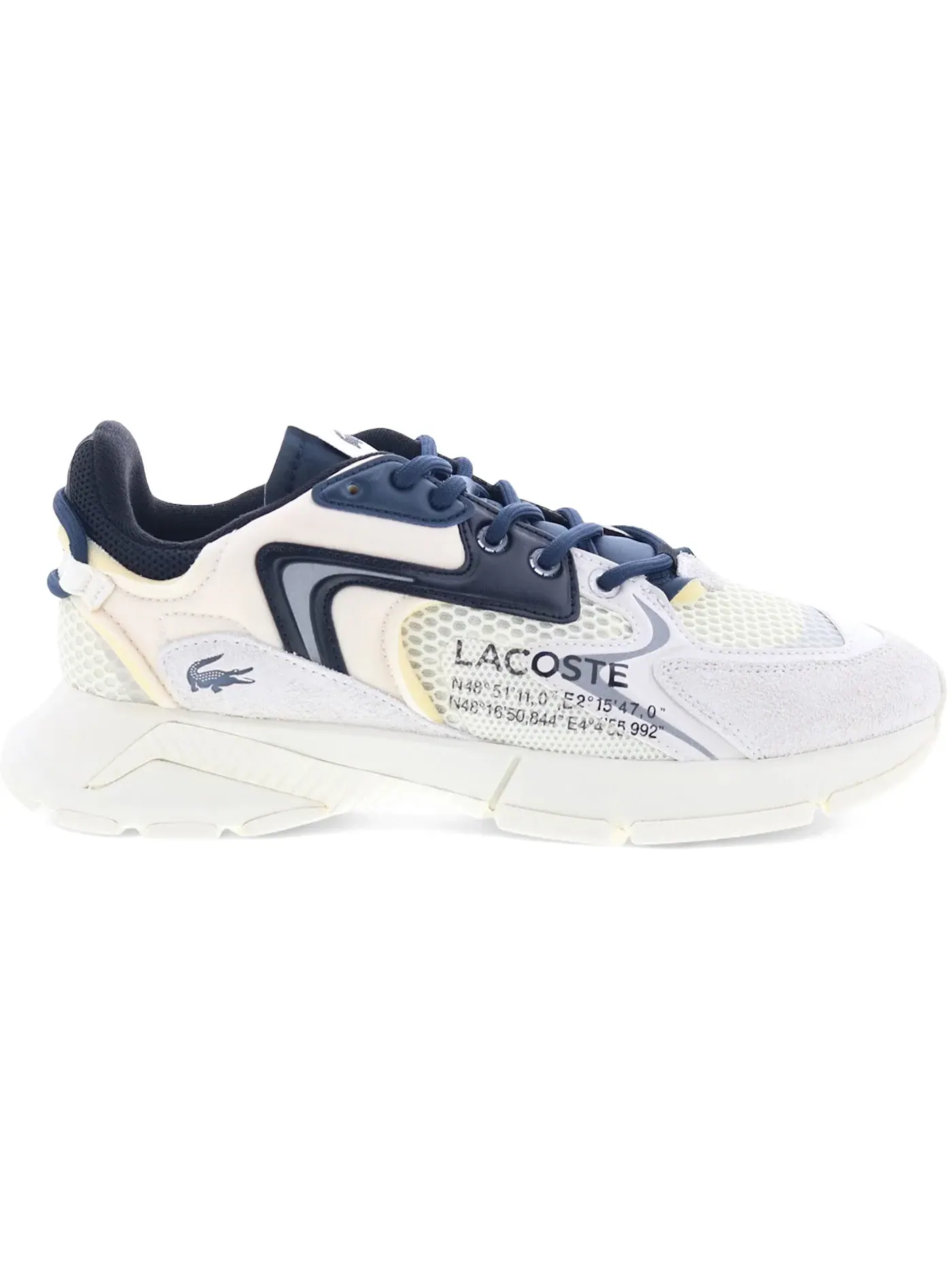 Мужские кроссовки Lifestyle Lacoste L003 Neo 123 1 SMA — изображение 1 из 1, белый/черный