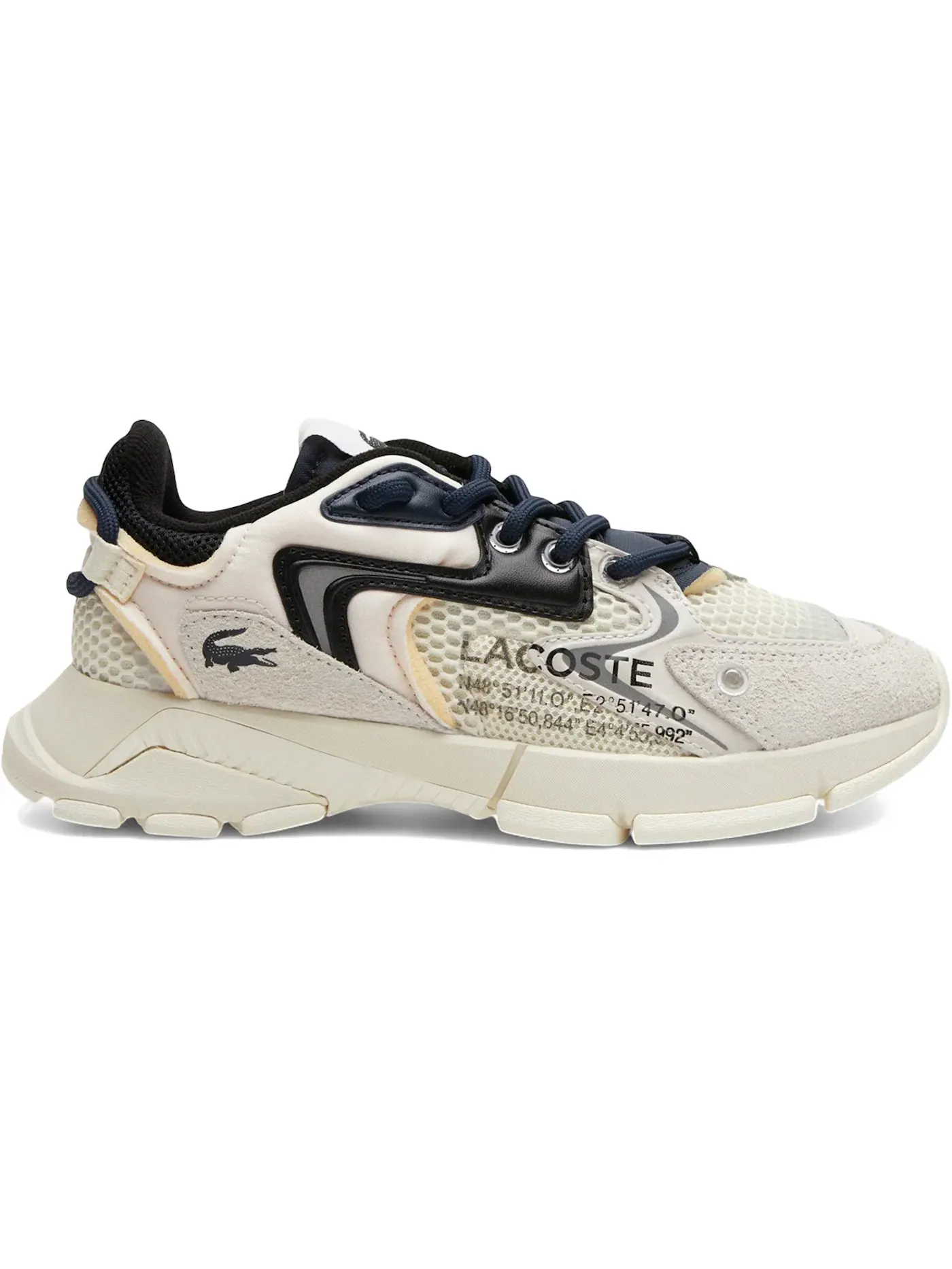 Женские кроссовки Lacoste L003 Neo 125 1 SFA — изображение 1 из 1, белый/черный