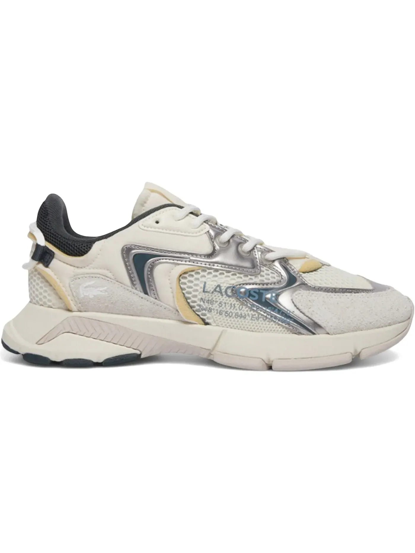 Мужские кроссовки Lifestyle Lacoste L003 Neo 125 4 SMA — изображение 1 из 1, белый темный зеленый