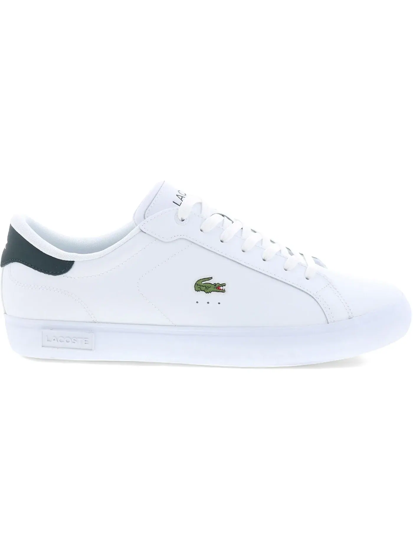 Мужские кроссовки Lifestyle Lacoste Powercourt 125 2 SMA Lacoste — изображение 1 из 1, белый/темный зеленый