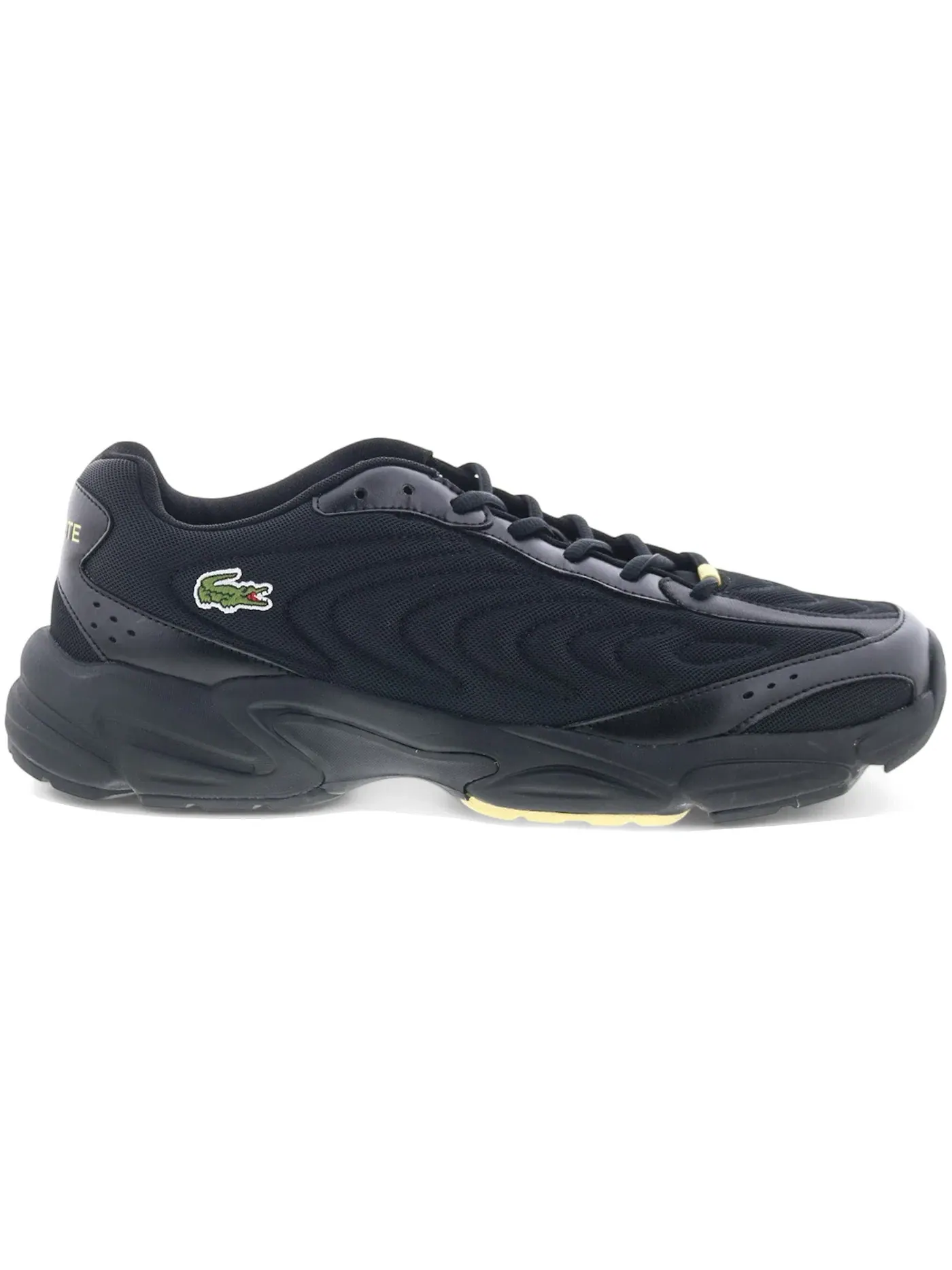 Мужские кроссовки Lifestyle Lacoste Storm 96 2K Lite 1251 SMA — изображение 1 из 1, черный светлый желтый