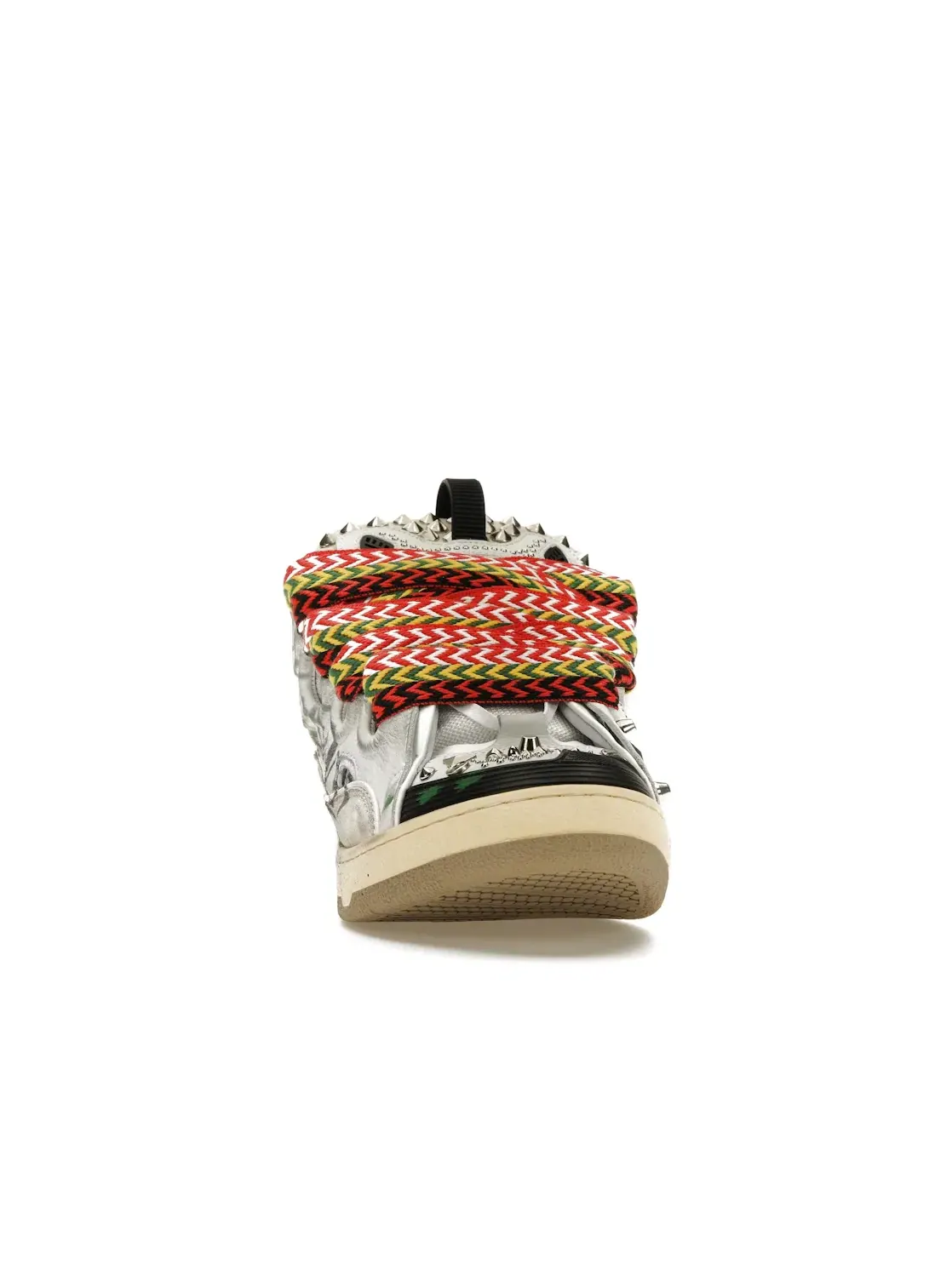 Женские кроссовки с принтом Lanvin Curb Sneaker — изображение 2 из 4, белый/черный/мульти