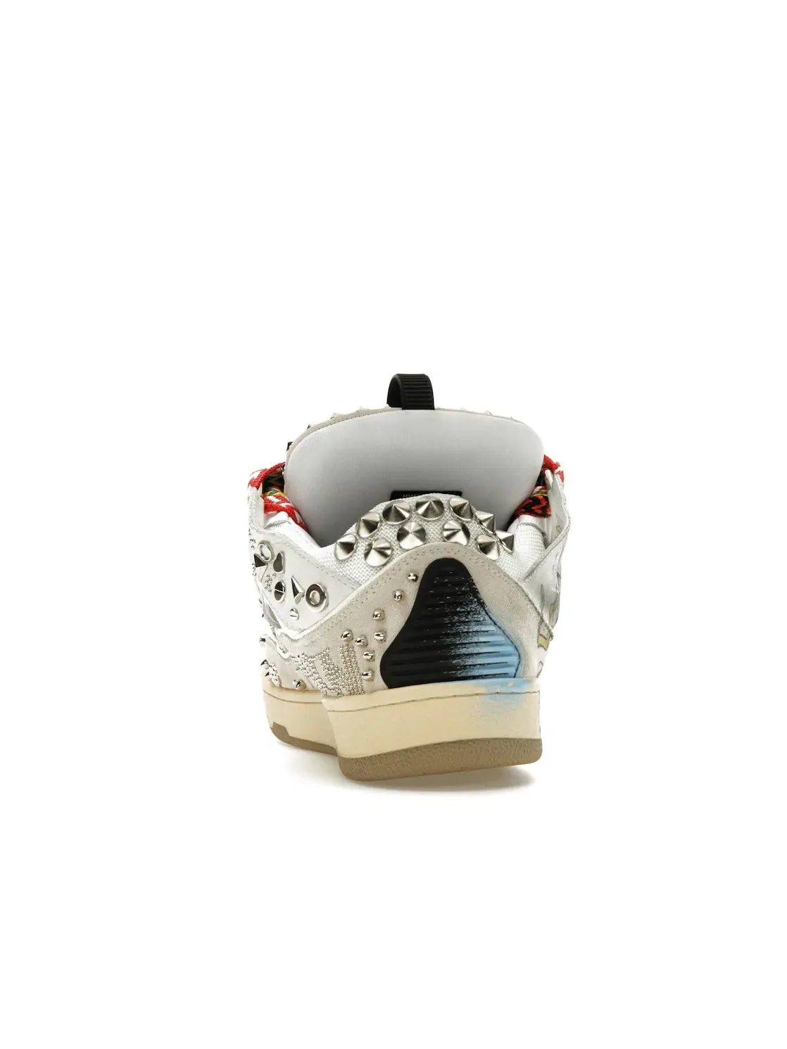 Женские кроссовки с принтом Lanvin Curb Sneaker — изображение 4 из 4, белый/черный/мульти
